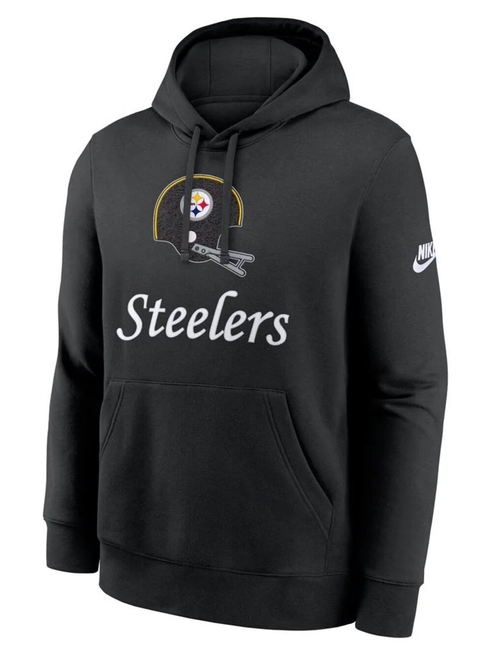 Nike Mens Pittsburgh Steelers Throwback Rewind Retro Hoodie Sweatshirt 2XL XXL